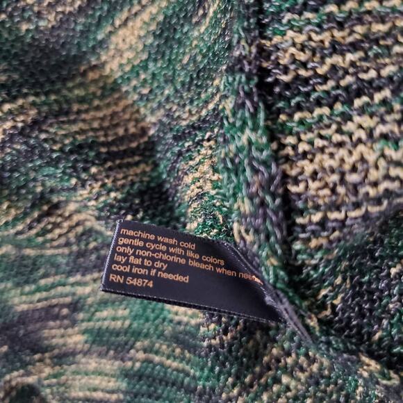 The Limited Outback Red Camo Spacedye Light Knit Cardigan Sweater Womens Size S - Picture 7 of 9